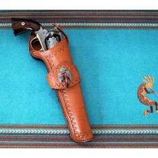VGP Thunderbird Holster w/Filler Light  Brown, RH Cross Draw Remington 1858.
